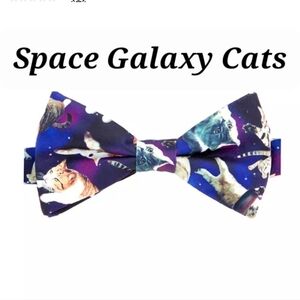 SPACE CATS 😻 Bow Tie Tuesday adjustable size Bowtie